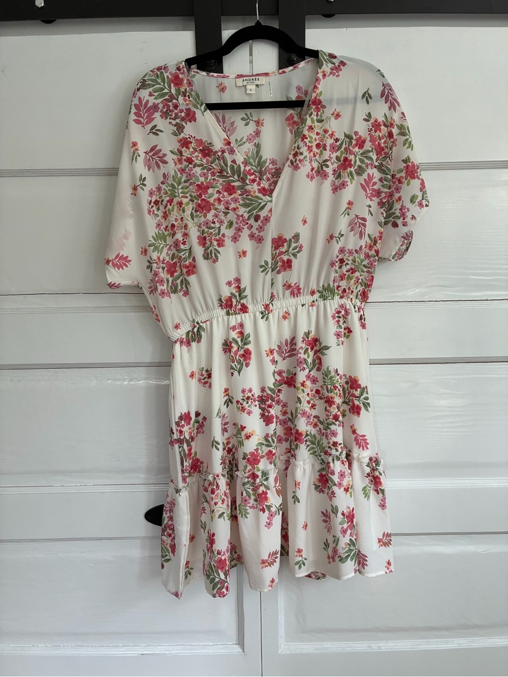 Andree by Unit White Floral mini Summer Dress